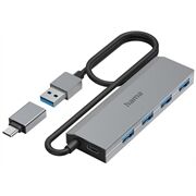 Hama USB-Hub 4 Ports, USB 3.2 Gen1