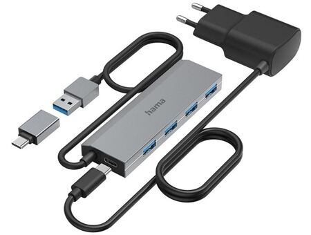 Hama USB-Hub 4 Ports, USB 3.2 Gen1