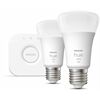 hue White 9.5W A60 E27 2er Set