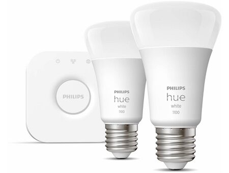 hue White 9.5W A60 E27 2er Set