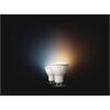 hue Wh. Amb. 4.3W GU10 2er Set