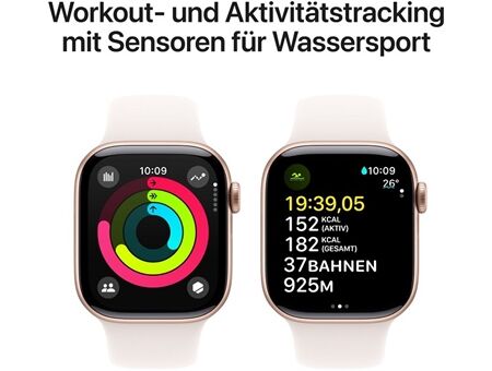 Apple Watch Series 10 (42mm) GPS Alu mit Sportarm S/M