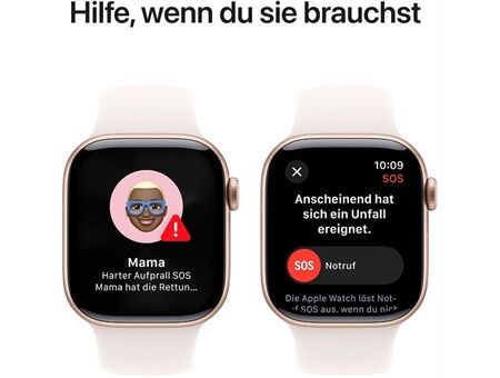 Apple Watch Series 10 (42mm) GPS Alu mit Sportarm S/M