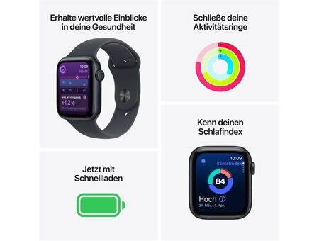 Apple Watch SE 3 (40mm)GPS Alu mit Sportarmband M/L 2025