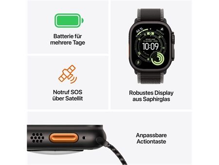 Apple Watch Ultra 3 (49mm) GPS+5G Titan Trail Loop (M/L)