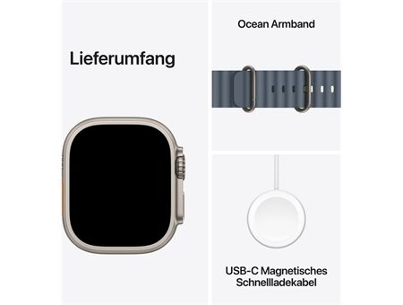 Apple Watch Ultra 3 (49mm) GPS+5G Titan Ocean Armband