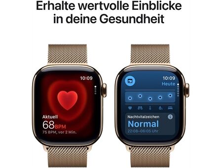 Apple Watch Series 11 (42mm) GPS+5G Titan mit Milanaise