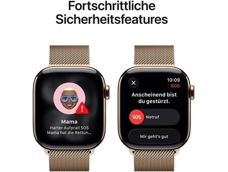 Apple Watch Series 11 (42mm) GPS+5G Titan mit Milanaise