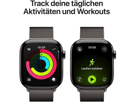 Apple Watch Series 11 (42mm) GPS+5G Titan mit Milanaise