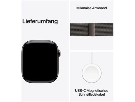Apple Watch Series 11 (46mm) GPS+5G Titan Milanaise M/L