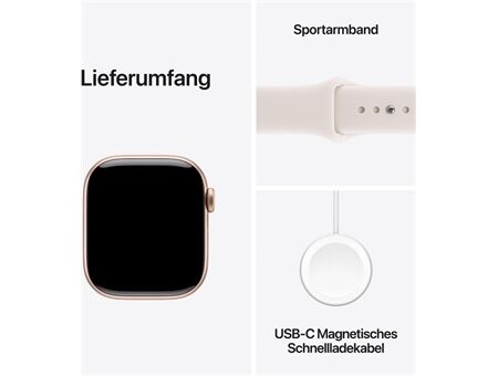 Apple Watch Series 11 (42mm)GPS Alu mit Sportarmband M/L