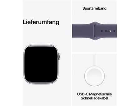 Apple Watch Series 11 (42mm)GPS Alu mit Sportarmbanf M/L