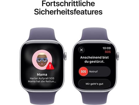 Apple Watch Series 11 (46mm) GPS mit Sportarmband S/M