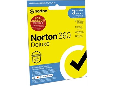 Norton 360 Deluxe (1 Jahr) für 3 Geräte
