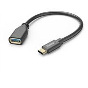 Hama USB-Adapterkabel (15cm) USB-C-Stecker>USB-A-Buchse