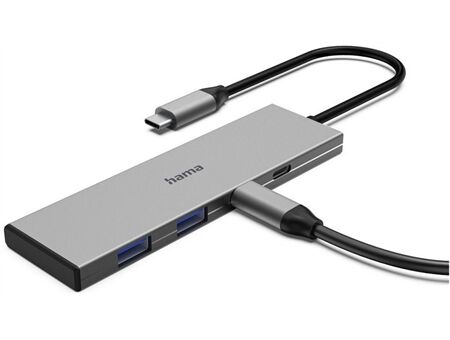 Hama USB-C-Hub 4 Ports 2x USB-A, 2x USB-C, USB 3.2 Gen2
