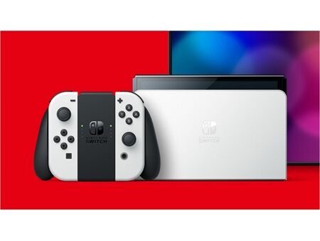 Nintendo Switch Konsole (OLED-Modell) weiss