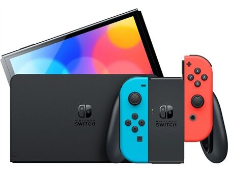 Nintendo Switch Konsole (OLED-Modell) bunt
