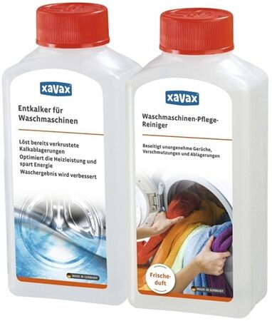 XavaX Waschmaschinen-Pflege-Set Entkalker + Reiniger