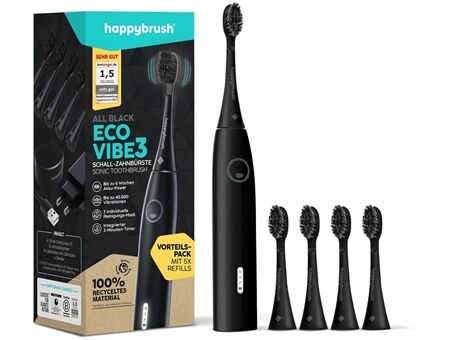 happybrush ECO VIBE 3 Starterkit + 4 Refills