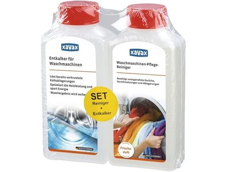 XavaX Waschmaschinen-Pflege-Set Entkalker + Reiniger