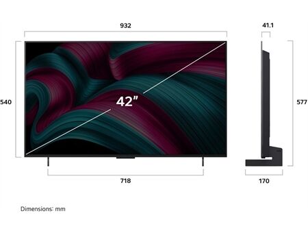 LG OLED42C58LA abzgl. 50€ Cashback