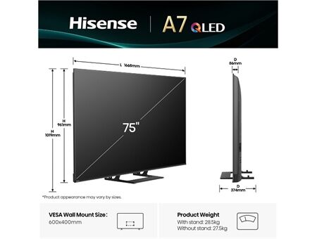 Hisense 75A7Q