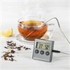 XavaX Digitales Bratenthermometer mit Timer, Kabelsensor
