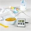 XavaX Digitales Bratenthermometer mit Timer, Kabelsensor