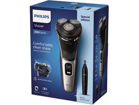 Philips S3143/02 Series 3000 inkl. Nasenhaaartrimmer