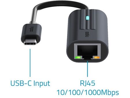 rapoo USB-C>Gigabit LAN Adapter