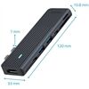 rapoo USB-C 7-in-2 Multiport Adapter