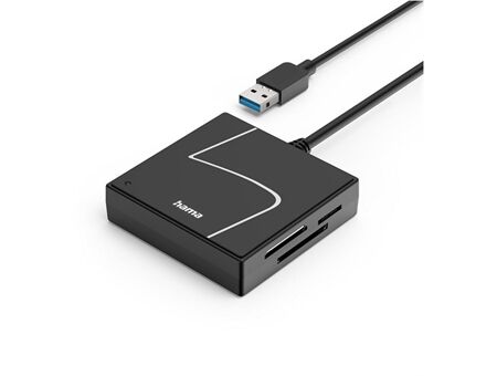 Hama USB 3.2 Kartenleser, SD/micro SD/CF