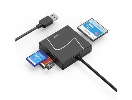 Hama USB 3.2 Kartenleser, SD/micro SD/CF