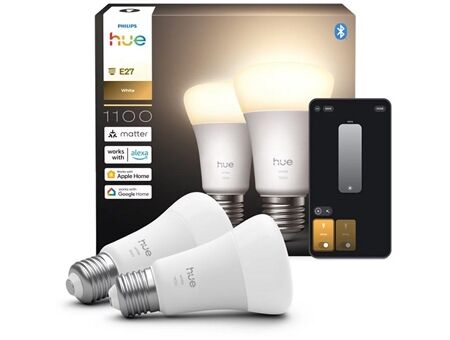 hue White E27 1100 2er Pack