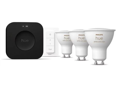 hue White & Col. Amb. GU10 3er Starter Set inkl. Hue B