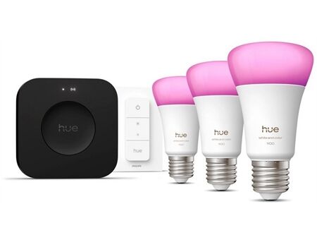 hue White & Col. Amb. E27 3er Starter Set inkl. Hue Br