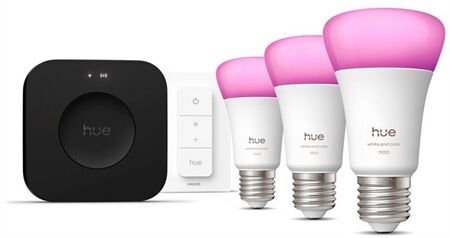 hue White & Col. Amb. E27 3er Starter Set inkl. Hue Br