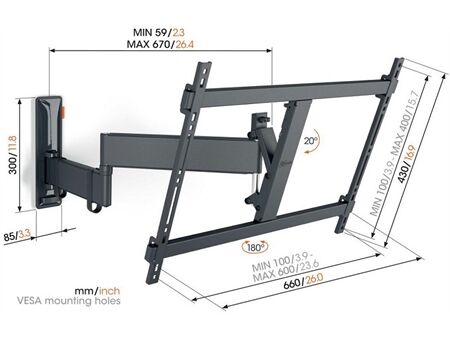 Vogels TVM 3645 Full-Motion+ (40-77")