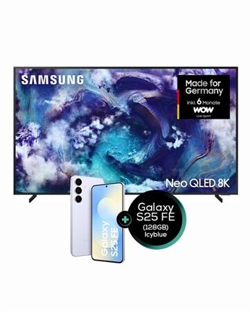 Samsung GQ75QN900FT inkl. Galaxy S25 FE (128GB) Icy blue