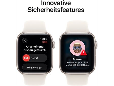 Apple Watch SE 3 (44mm)GPS Alu mit Sportarmband S/M 2025