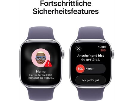 Apple Watch Series 11 (42mm)GPS Alu mit Sportarmbanf M/L