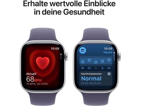 Apple Watch Series 11 (46mm) GPS mit Sportarmband S/M
