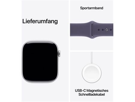 Apple Watch Series 11 (46mm) GPS mit Sportarmband S/M
