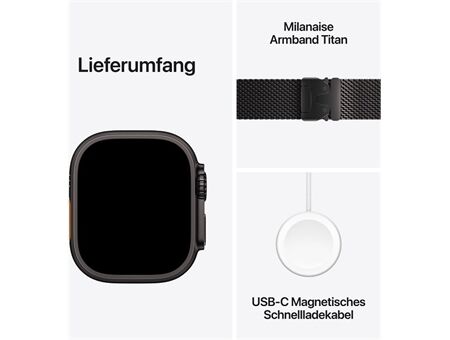 Apple Watch Ultra 3 (49mm) GPS+5G Titan Milanaise (M)