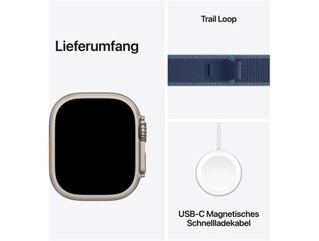 Apple Watch Ultra 3 (49mm) GPS+5G Titan Trail Loop (M/L)