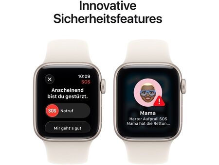 Apple Watch SE 3 (40mm)GPS Alu mit Sportarmband M/L 2025