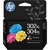 HP 302XL/304XL Tri-clr Original Ink