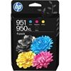 HP HP 951CMY/950XLBlk Ink Crtg Cmbo 4-