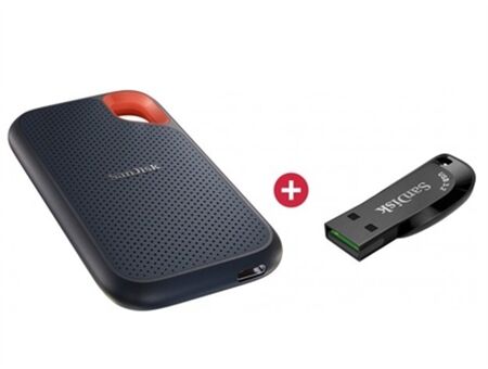 Sandisk SET: Portable SSD (2TB) + USB 3.2 (32GB)